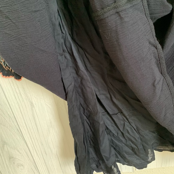 Free People Wind Willow Minidress in Black - Picture 7 of 8